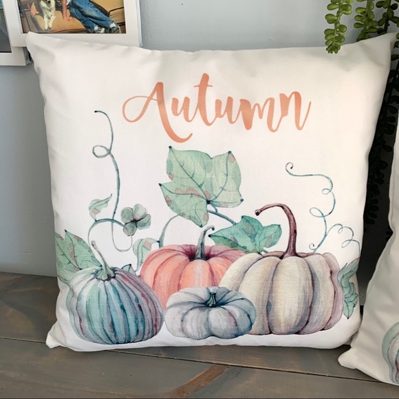 Multicolored Autumn Harvest Fall Pillowcase Set - Picture 3 of 7